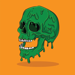 skull illustration vector