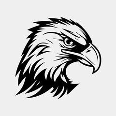 eagle head vector illustration, can be used for mascot, logo, apparel and more