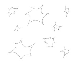 Explosive effect drawn with black dotted lines.