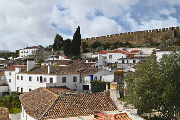 Fortress Wall and Medieval Town of Óbidos, Portugal 
