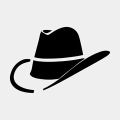 cowboy hat vector illustration isolated.