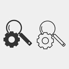 Optimization vector icon illustration sign