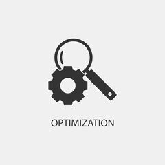 Optimization vector icon illustration sign