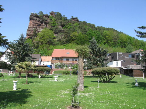 Felsformation Jungfernsprung im Dahner Felsenland