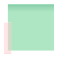 Fresh and Modern Green Sticky Note