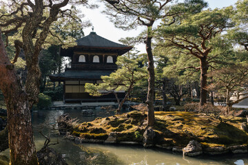 京都の東山慈照寺（銀閣寺）