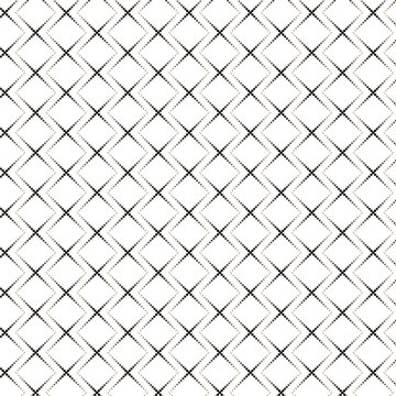 Geometric seamless patterns. Abstract vector design of small circle for background. Ideals for design cards, invitations card, wallpaper, wrapping paper, floor or wall tiles. Black and White.