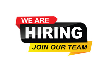 We are hiring join our team banner design.
