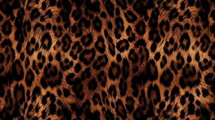 Leopard skin pattern design, illustration background Generative AI
