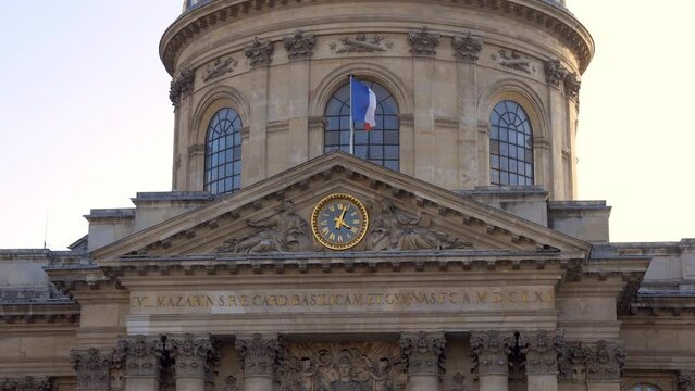 Institut de France building on the Quai de Conti in Paris, France