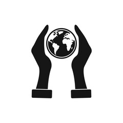 Save the Planet Icon. Editable Vector Sign Design.