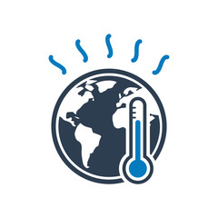 Global Warming Icon. Editable Vector Sign Design.