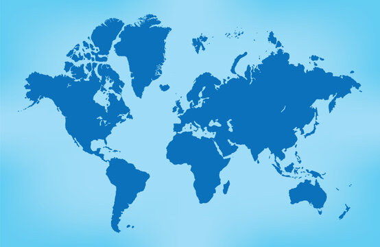 World map vector. High detail map. Full precise vector world map. Travel worldwide eps 10. Map world earth design. Vector illustration