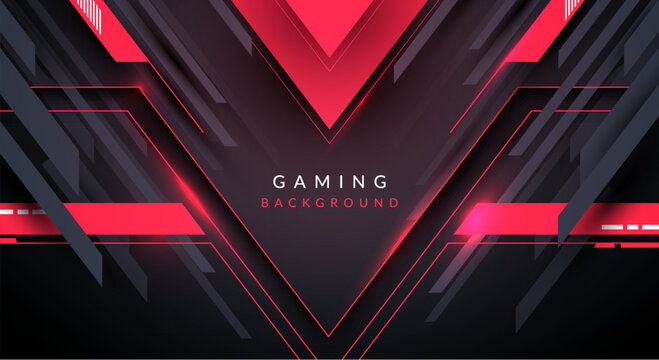 Dark Red Technology Gaming Background