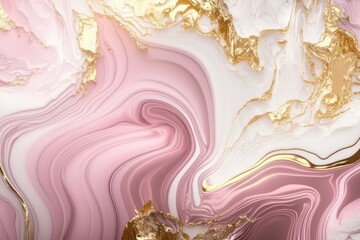 Abstract marble wallpaper background , luxury marble texture gold and pink tone