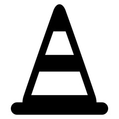 Road cone icon