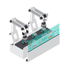 Isometric Industrial Robots
