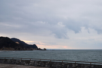 Obraz premium sunset on the beach