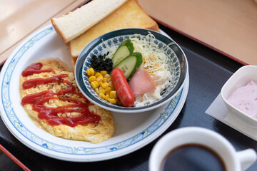 美味しそうな朝食