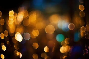 Fototapeta premium Sparkling Glitter Bokeh Blurred generative ai Background 