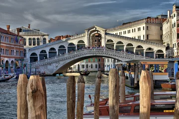 Papier Peint photo autocollant Pont du Rialto Venice  Rialto Bridge