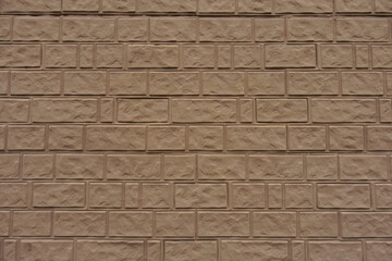 Background - light brown painted brick veneer wall