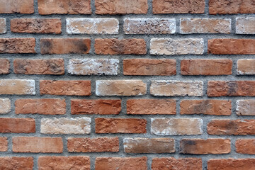 整然と並んだレンガの壁