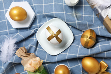 Pension rewards, returns and investment funding concepts, golden eggs