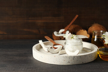 Product for beauty procedures, skin and body care - coconut oil
