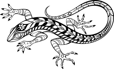 Stylized Lizard