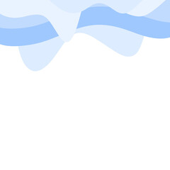 Snowcap border illustration