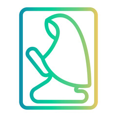 Obraz premium hijab icon