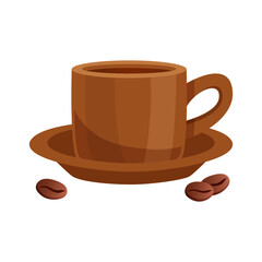 Coffee Flat Illustration