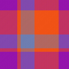 Check tartan textile. Background seamless pattern. Vector fabric texture plaid.