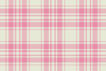 Texture seamless textile. Tartan plaid check. Pattern background fabric vector.
