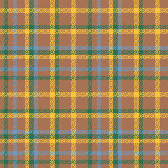 Vector seamless background. Texture plaid textile. Check tartan fabric pattern.