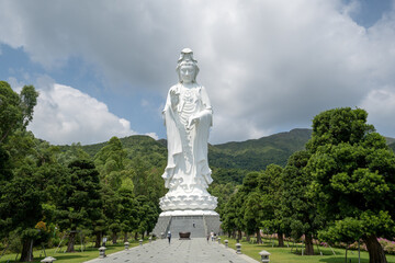 Fototapeta na wymiar statue of Sanskrit Avalokiteśvara in the Tsz Shan Monastery
