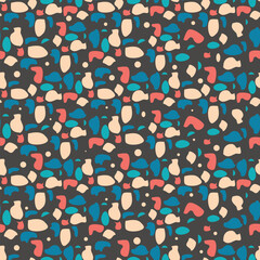 colorful abstract marbles with grey background seamless repeat pattern 