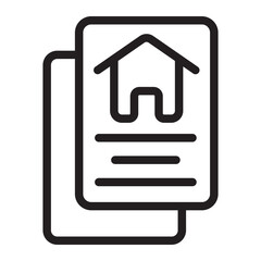 home insurance line icon