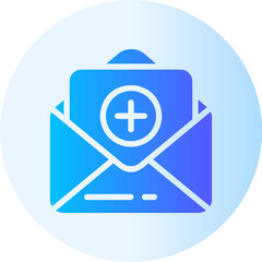 medical record gradient icon