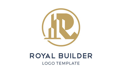 Vector initial letter r with round property apartment headquarter building with simple layer logo design
Vector initial letter r with round property apartment headquarter building with simple layer lo