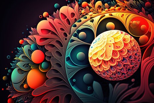 Stunningly realistic, full-color vitray display Generative AI