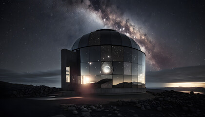 Celestial Observatory. Generative AI