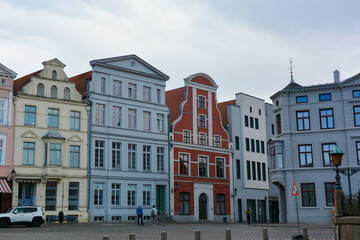 Fototapeta na wymiar House in the historic Hanseatic city of Wismar