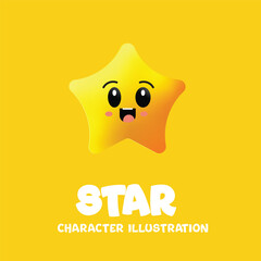 Cartoon Star, Star Drawing, Vectoral Star Drawing, Star illustration