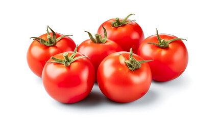 Tomato. Fresh vegetables isolated on white background. Healthy food concept. Generative AI