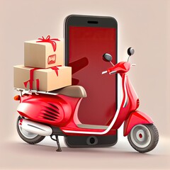 Fast delivery for online purchase, generative ai