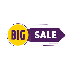 Big sale banner template. Discount promotion design. vector illustration.