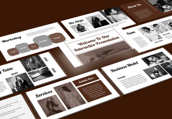Simple Minimalist Presentation Layout