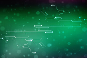 Obraz premium Abstract futuristic circuit board Illustration, Circuit board with various technology elements. Circuit board pattern for digital abstract technology background